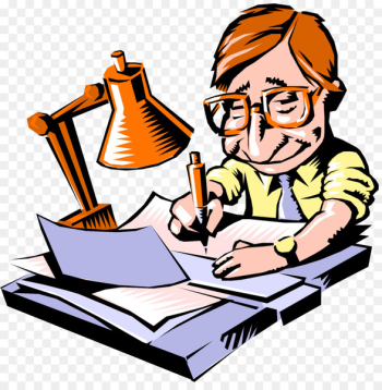 Clip art Author Illustration Writer Free content - administracion cartoon 