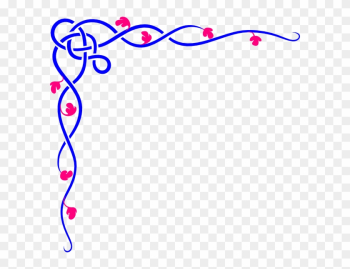 Clip Art Blue Borders