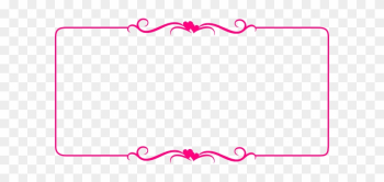 Clip Art Borders Pink Bright Heart Border At Clker - Hearts Border