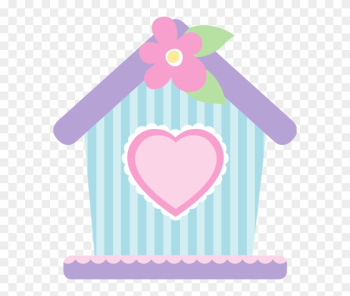 Clip Art - Casa Passarinho Jardim Encantado Png