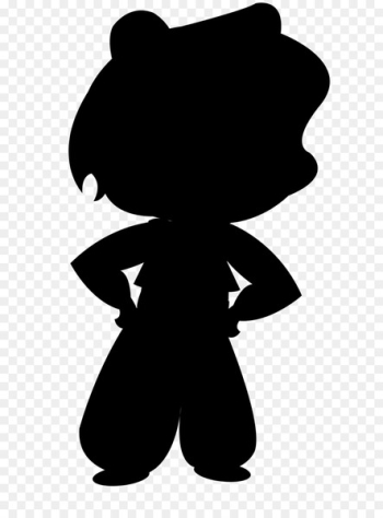 Clip art Character Silhouette Fiction Black M - Clip art Character Silhouette Fiction Black M -