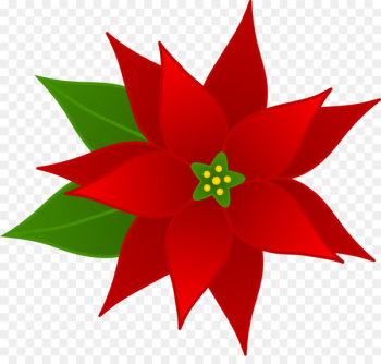 Clip Art Christmas Poinsettia Openclipart Free content - blue poinsettia 