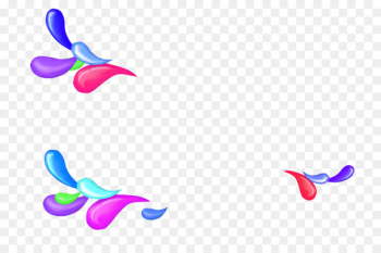 Clip art - Color splash drops Clip art - Color splash drops