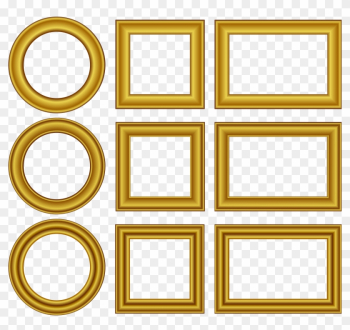 Clip Art Details - Frame Gold Free Vector