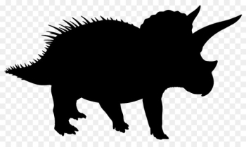 Clip art Dinosaur Character Fauna Silhouette -  