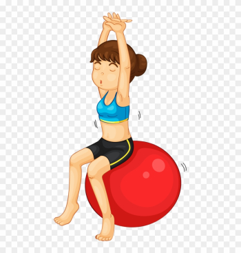 Clip Art - Fitness Girl