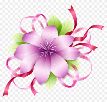 Clip Art Flowers - Flowers Border Clipart Png Clip Art Flowers - Flowers Border Clipart Png