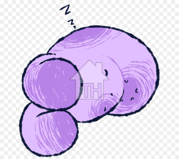Clip art Illustration Animal Purple Eye - natto watercolor Clip art Illustration Animal Purple Eye - natto watercolor