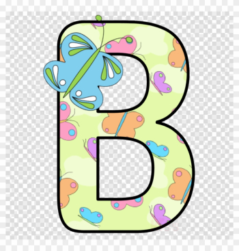 Clip Art Letters Of The Alphabet Clipart Letters &amp; - Alphabet Letters With Butterflies
