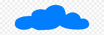 Clip Art Of Blue Clouds Clipart Pencil And In Color - Blue Things Clipart