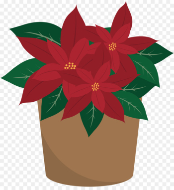 Clip art Poinsettia Openclipart Illustration Public domain - poinsetia sign 