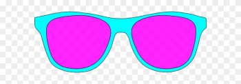 Clip Art Sunglasses Clipart Image - Clip Art Pink Sunglasses