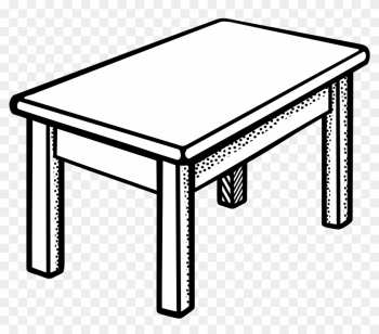 Clip Art Tables Clipartall - Table Clipart Black And White