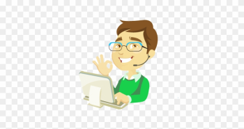 Clip Art Technical Support - Cartoon People On Computers Clip Art Technical Support - Cartoon People On Computers