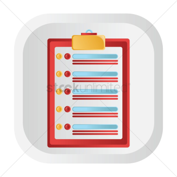 Clip board with medical data Clip board with medical data