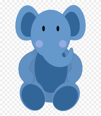 Clipart Baby Elephant - Baby Stuffed Purple Elephant Greeting Cards Clipart Baby Elephant - Baby Stuffed Purple Elephant Greeting Cards