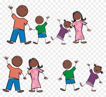 Clipart - Black People Stick Figures Clipart - Black People Stick Figures