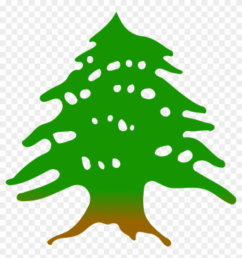 Clipart - Cedar Tree Lebanon Flag Clipart - Cedar Tree Lebanon Flag
