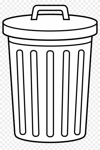 Clipart Cheerful Trash Can Clipart Classroom At Ideas - Trash Can Clip Art