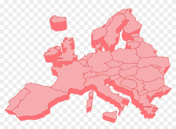 Clipart Europe Map - Europe Map Vector 3d