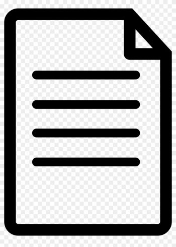 Clipart File Or Document Icon Image - Document Icon