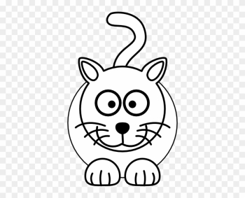 Clipart Info - Black And White Cartoon Cats