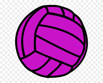 Clipart Info - Purple Volleyball