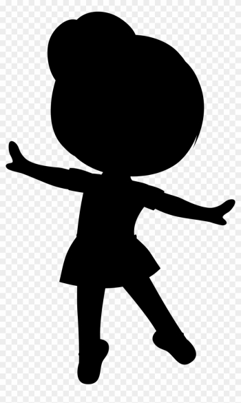 Clipart - Little Ballerina Silhouette Clipart - Little Ballerina Silhouette