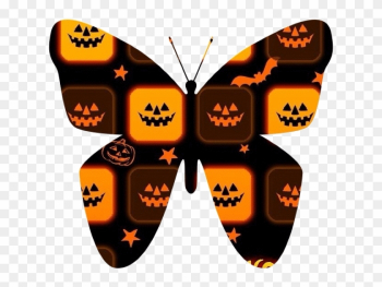 Clipart » Nature » Halloween Butterfly - Speckled Wood (butterfly Clipart » Nature » Halloween Butterfly - Speckled Wood (butterfly