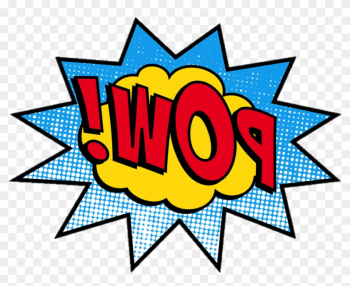 Clipart Of Word, Words And Marketplace - Clip Art Superhero