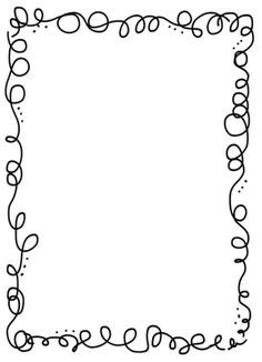 clipart page borders | Printables | Doodle borders, Page borders ...