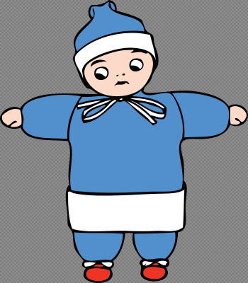Clipart - snow child Clipart - snow child