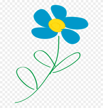 Clipart Whimsical Blue Flower - Clip Art Flowers Free Clipart Whimsical Blue Flower - Clip Art Flowers Free