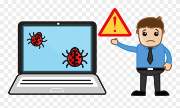 Cliparts Computer Viruses - Computer Affected By Virus - Png ...