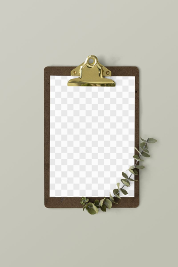 Clipboard poster png mockup, transparent | Free PNG Mockup - rawpixel