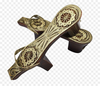 Clog Shoe Gold Robe Silver - gold Clog Shoe Gold Robe Silver - gold