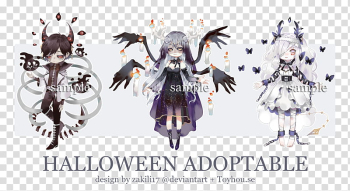 Close Halloween Adoptable Auction transparent background PNG clipart