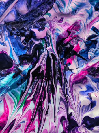 Close-Up Photo Of Abstract Paint Close-Up Photo Of Abstract Paint