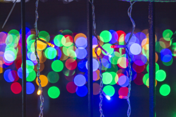 Close-Up Photo Of Christmas Lights Close-Up Photo Of Christmas Lights