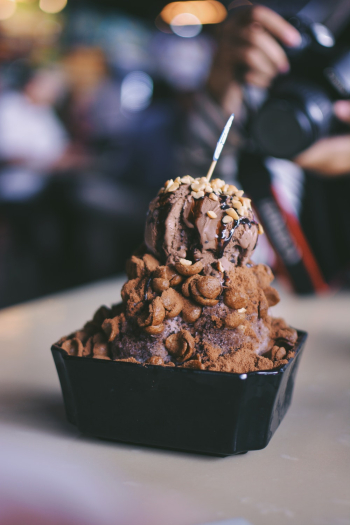 Close-Up Photo Of Ice Cream Dessert Close-Up Photo Of Ice Cream Dessert
