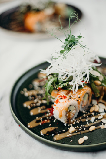 Close-Up Photo Of Sushi 