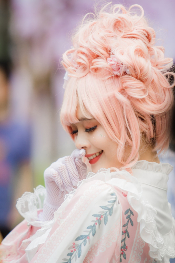 Close-Up Photo Of Woman With Pink Hair Close-Up Photo Of Woman With Pink Hair