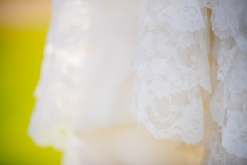 Close-Up Photo White Lace Fabric