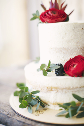 Close-Up Photography of Cake With Flower Decor