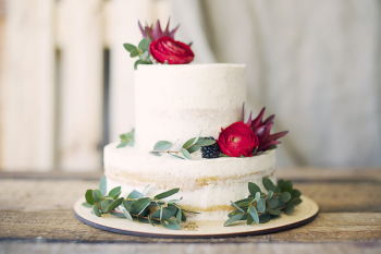 Close-Up Photography of Cake With Flower Decor