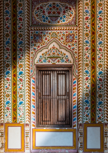 Closed Brown Wooden Door