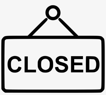 Closed Sign - - Closed Sign Icon Free - Free Transparent PNG ...