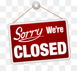 Closed Sign PNG - Closed Sign Template, Thanksgiving Closed Sign.