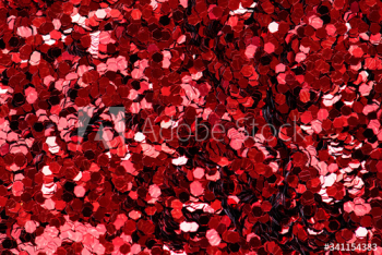 Closeup of red octagon shaped decorative papers closeup Closeup of red octagon shaped decorative papers closeup