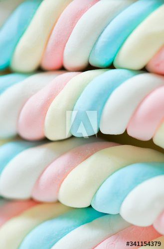 Closeup of twisted marshmallow background Closeup of twisted marshmallow background